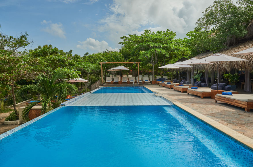 The beach club at Blue Apple