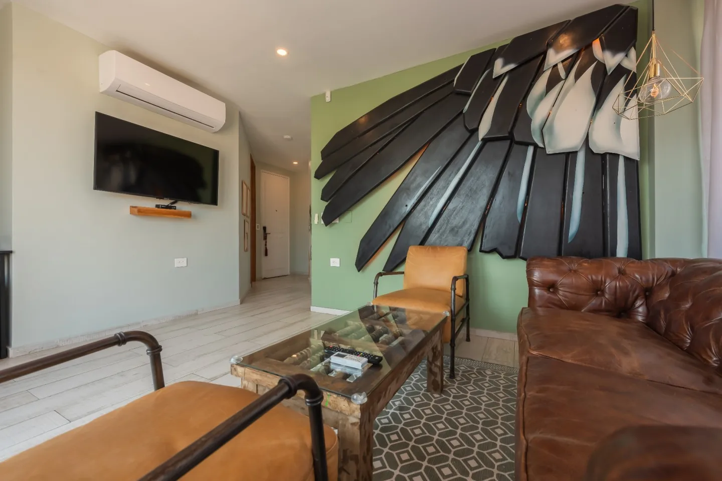 Living area — Two-Bedroom Penthouse Suite — Townhouse Cartagena, San Diego, Walled Old Town