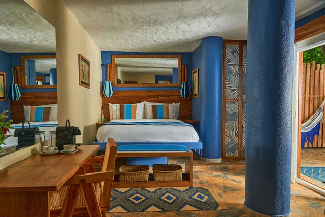 Inside a room at Blue Apple